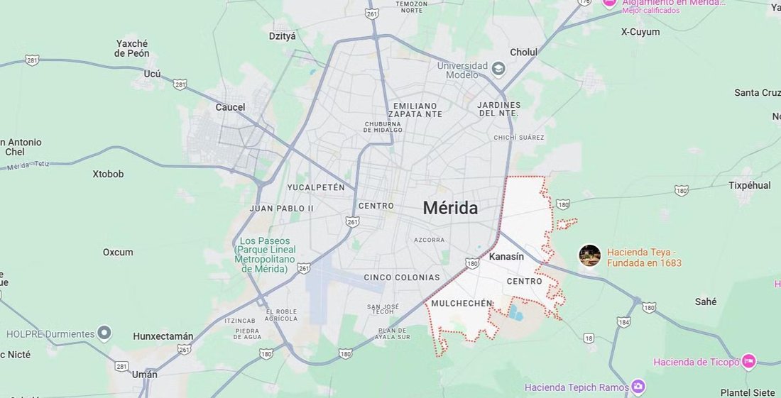 Terreno a Kanasín, Yucatán, Messico 2 - 18548983