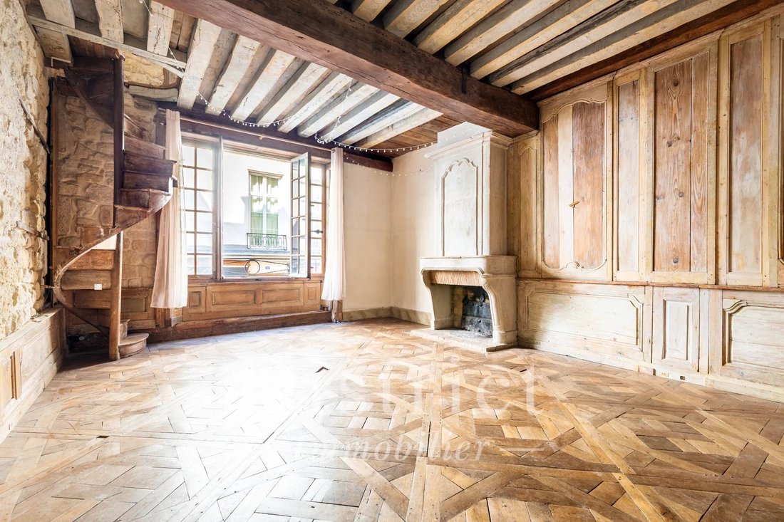 Appartement à Île Saint Louis, Paris 4e Arrondissement, Paris 1 - 18559834