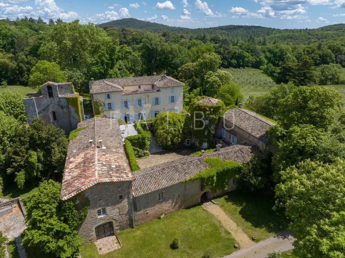 Castle in Anduze, Occitania, France 5 - 15436377