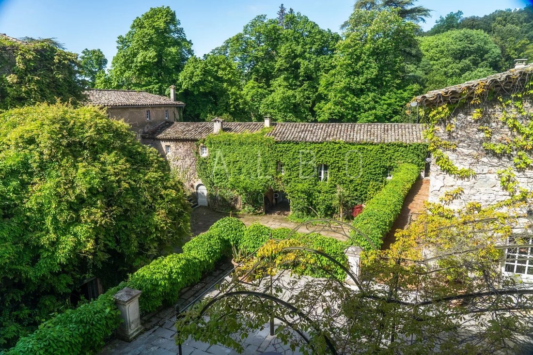 Castle in Anduze, Occitania, France 3 - 15436377