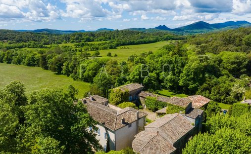 Castello a Anduze, Occitania, Francia 1
