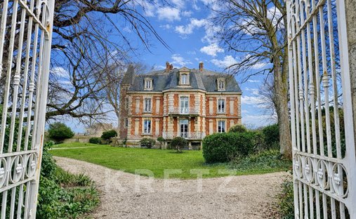 Castle in Luc-sur-Mer, Normandy, France 1