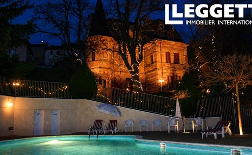 Castle in Saint-Alban-sur-Limagnole, Occitania, France 1
