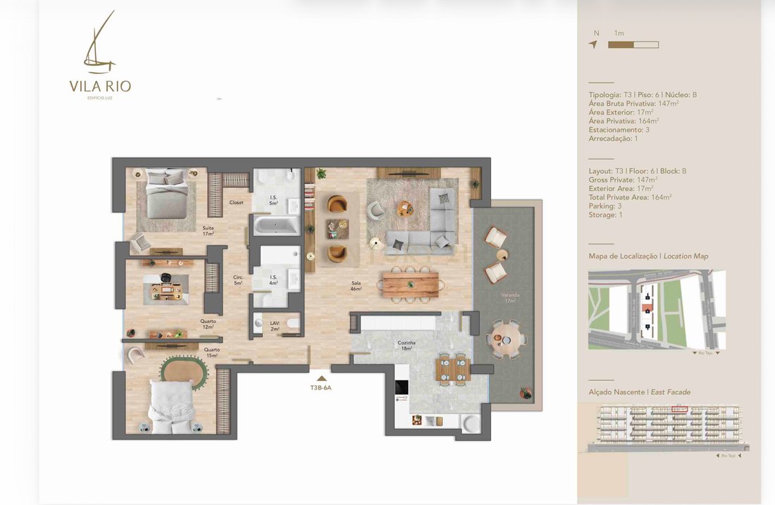 Apartment in Povoa de Santa Iria e Forte da Casa, Lisbon, Portugal 4 - 18566040
