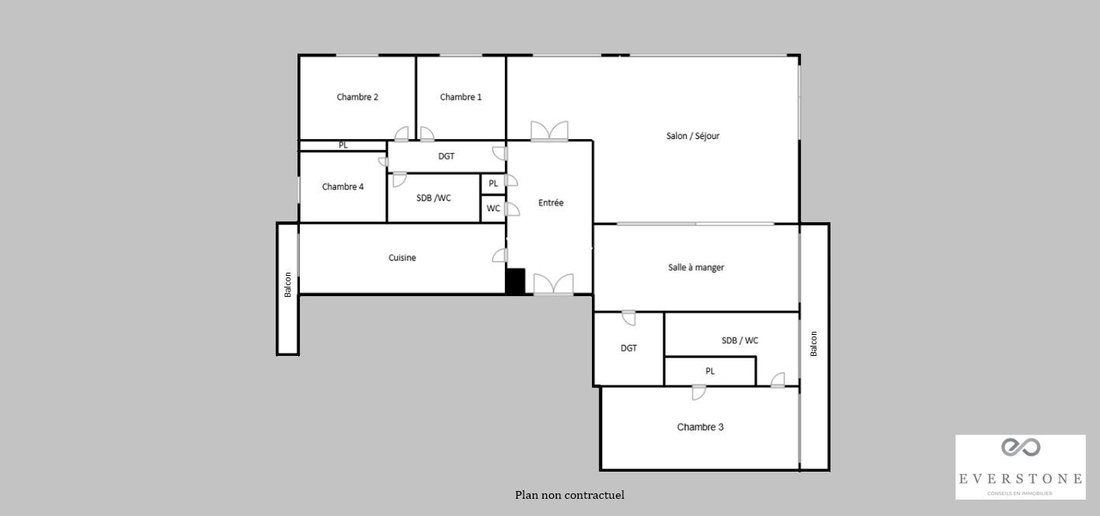 Apartment in Bois de Boulogne, Paris 16e Arrondissement, Paris 2 - 18558754