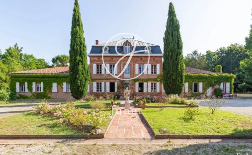 Castle in Baziege, Occitania, France 1