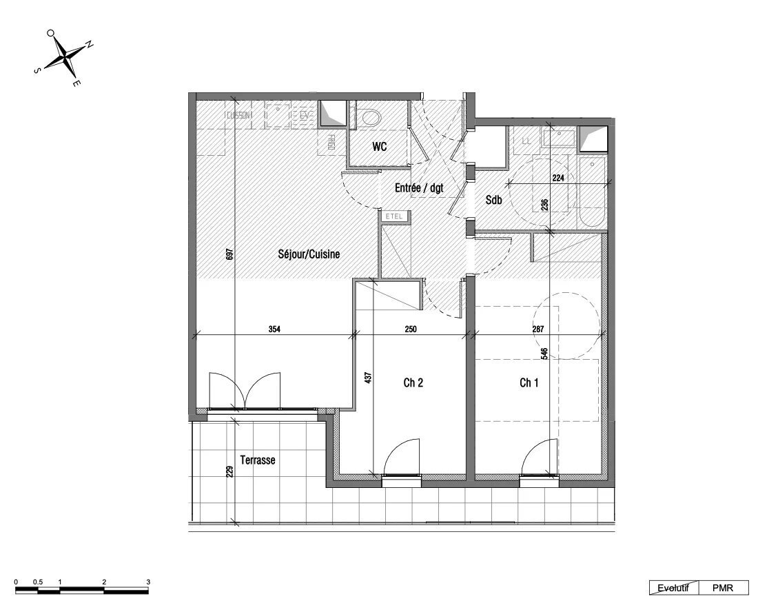 Wohnung in Dorf, Villeneuve-Loubet, Frankreich 4 - 18560101