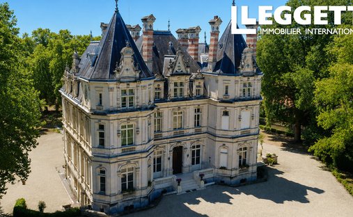 Schloss in Jarnac, Neu-Aquitanien, Frankreich 1