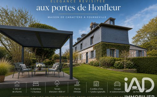 House in Fourneville, Normandy, France 1