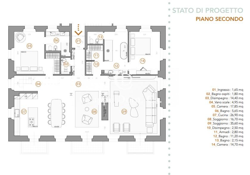 Penthouse à Centre, Forte dei Marmi, Toscane 1 - 18576754