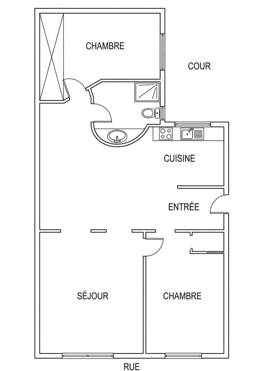 Apartment in Amiraux-Simplon-Poissonniers, Paris 18e Arrondissement, Paris 5 - 18577875