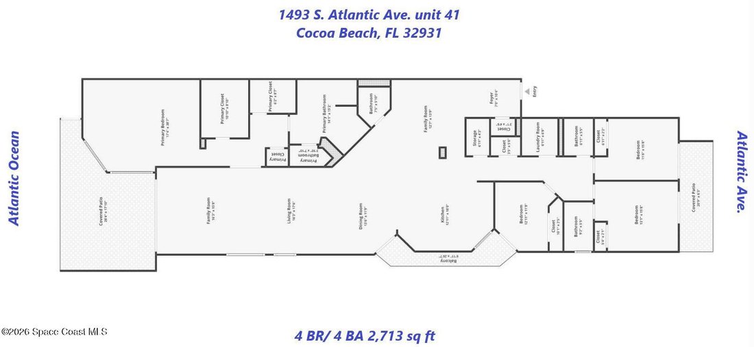 Eigentumswohnung in Cocoa Beach, Florida, Vereinigte Staaten 4 - 18576979