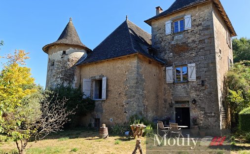 Castle in Aynac, Occitania, France 1