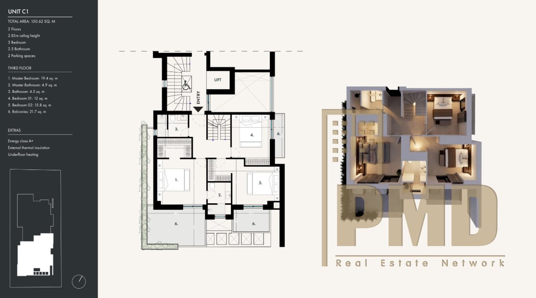 Apartment in Glyfada, Attica, Greece 4 - 18586765