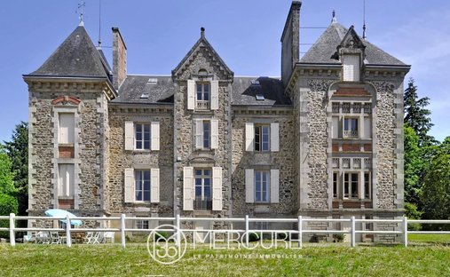 Castle in Saint-Jean-Ligoure, Nouvelle-Aquitaine, France 1