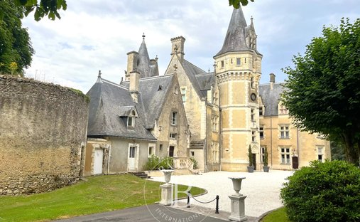 Castle in Château-du-Loir, Montval-sur-Loir, France 1