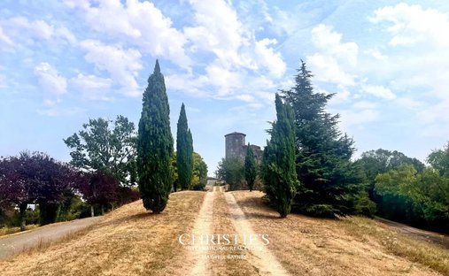 Castle in Larroque-Engalin, Occitania, France 1