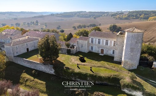 Castle in Larroque-Engalin, Occitania, France 1