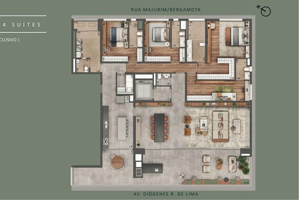 Apartment in São Paulo, State of São Paulo, Brazil 3 - 18598686