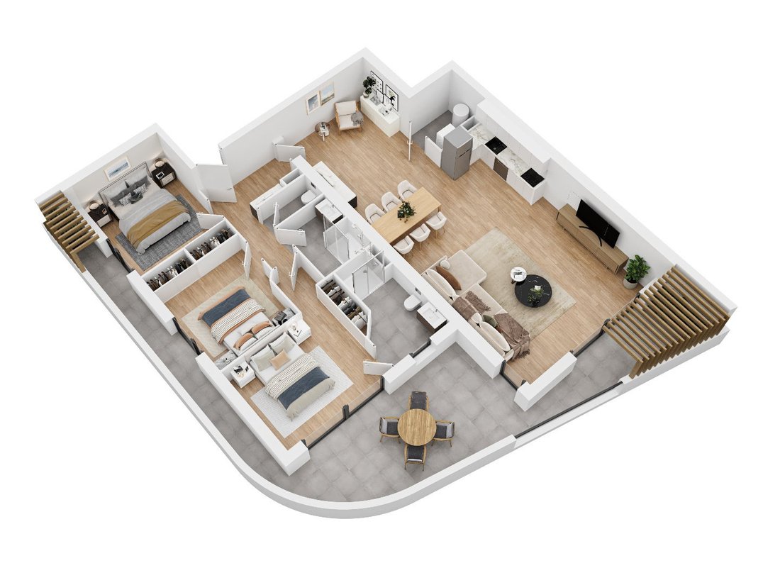 Apartment in Zone Plage, Saint-Cyprien, France 5 - 18598014