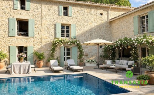Country House in Uzès, Occitania, France 1
