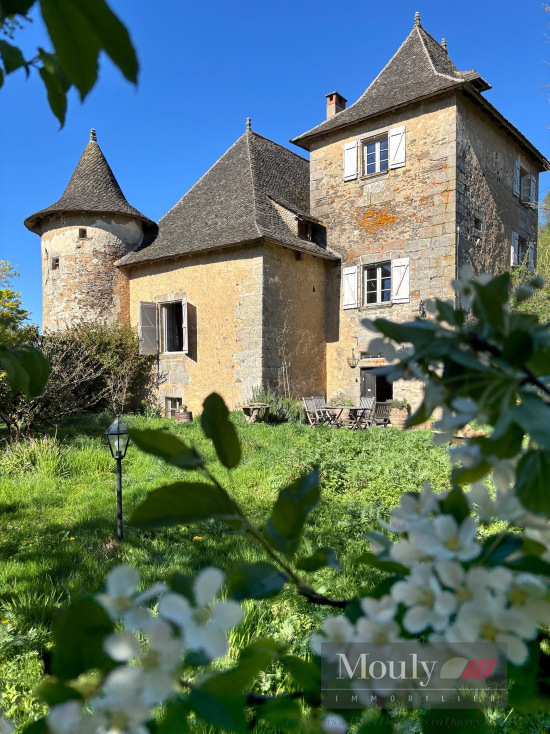 Castle in Aynac, Occitania, France 1 - 18581868