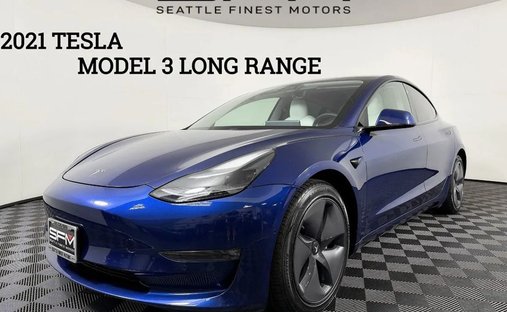 2021 Tesla Model 3 Long Range Sedan 4D in Lynnwood, WA, United States 1
