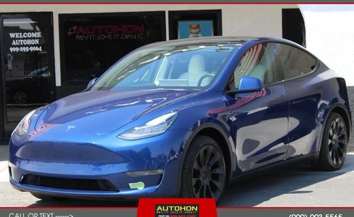 2022 Tesla Model Y Long Range Sport Utility 4D in Fontana, CA, United States 1