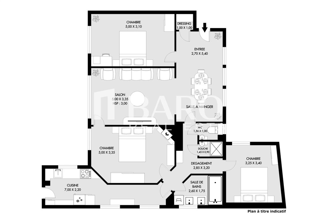 Apartment in Courcelles-Wagram, Paris 17e Arrondissement, Paris 1 - 18610623