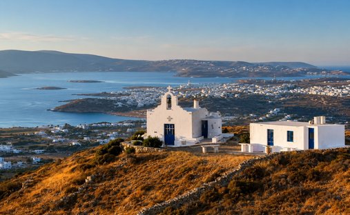 Land in Paros, Aegean, Greece 1