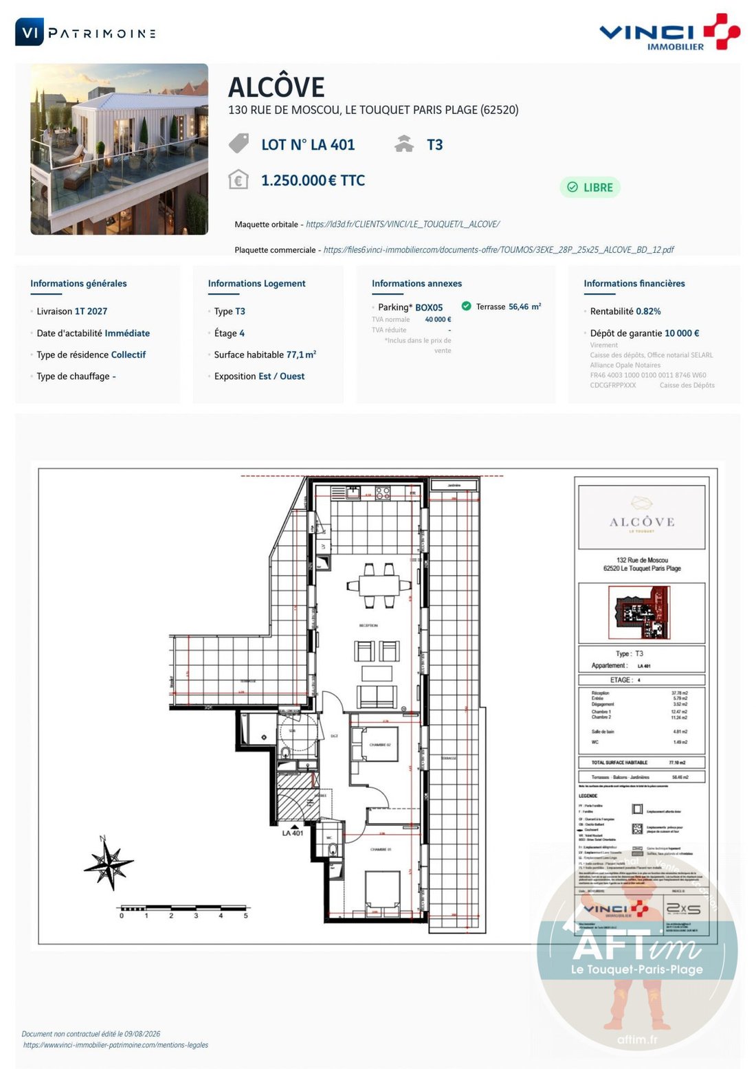 Apartment in Zone Industrielle-Forêt, Le Touquet-Paris-Plage, France 5 - 18622104