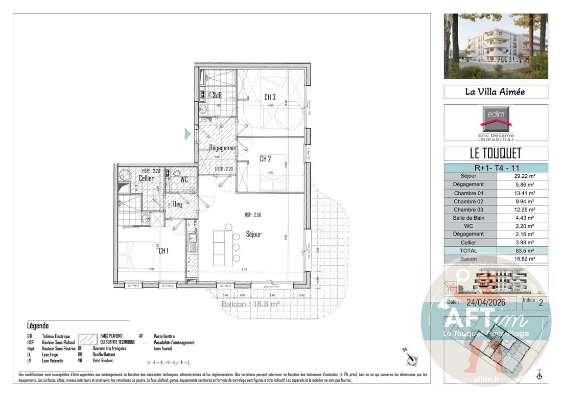 Apartment in Zone Industrielle-Forêt, Le Touquet-Paris-Plage, France 5 - 18618707
