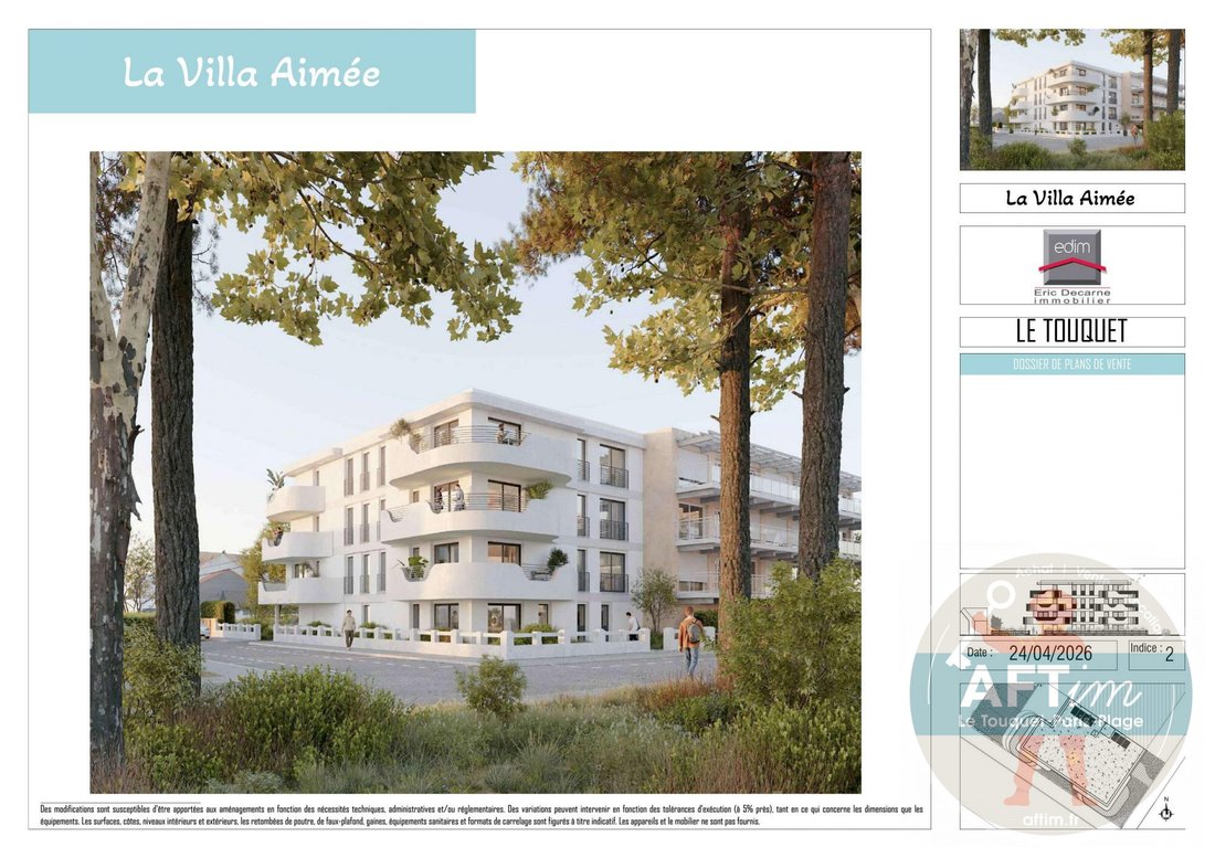 Apartment in Zone Industrielle-Forêt, Le Touquet-Paris-Plage, France 1 - 18618707