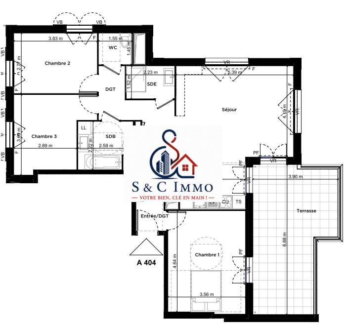 Appartamento a Ouest, Igny, Francia 5 - 17044969