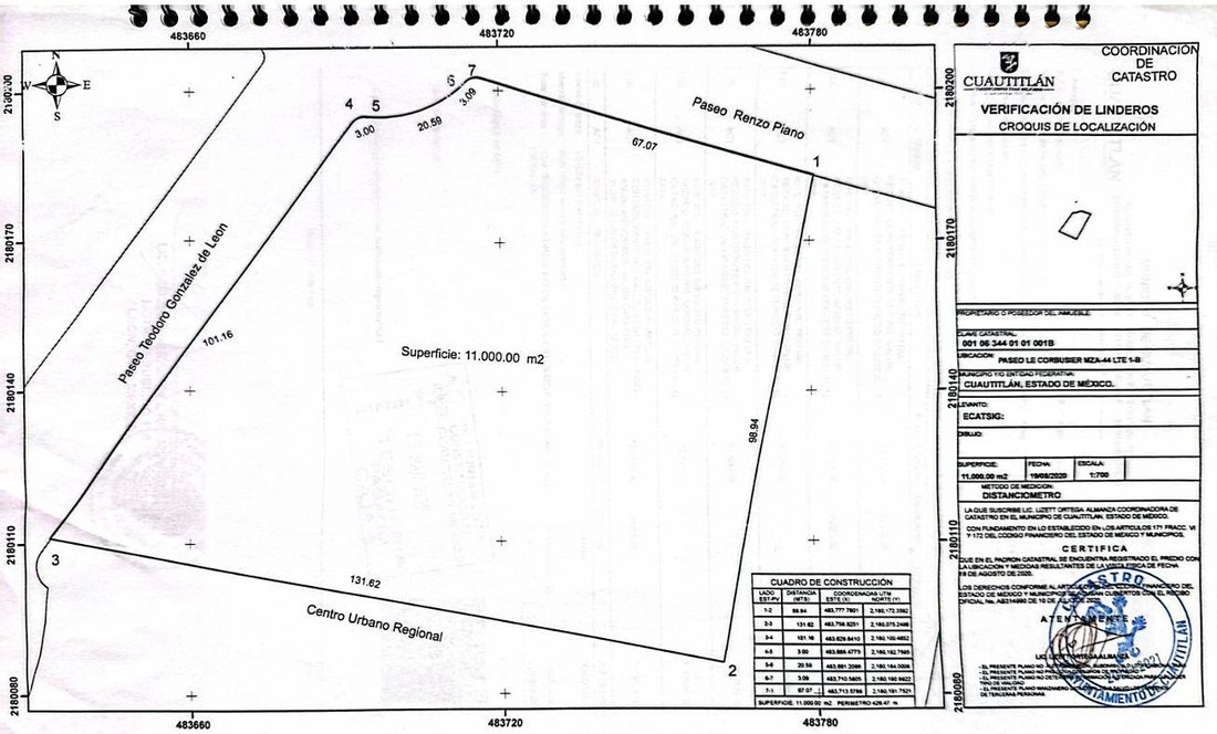 Land in Fraccionamiento Parque San Mateo, State of Mexico, Mexico 3 - 18627765