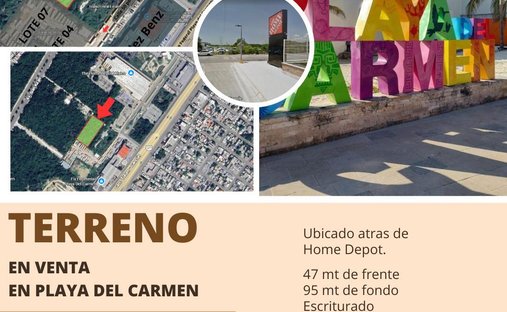 Land in Playa del Carmen, Quintana Roo, Mexico 1