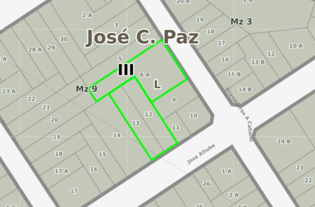 Land in José C. Paz, Buenos Aires Province, Argentina 3 - 18627325
