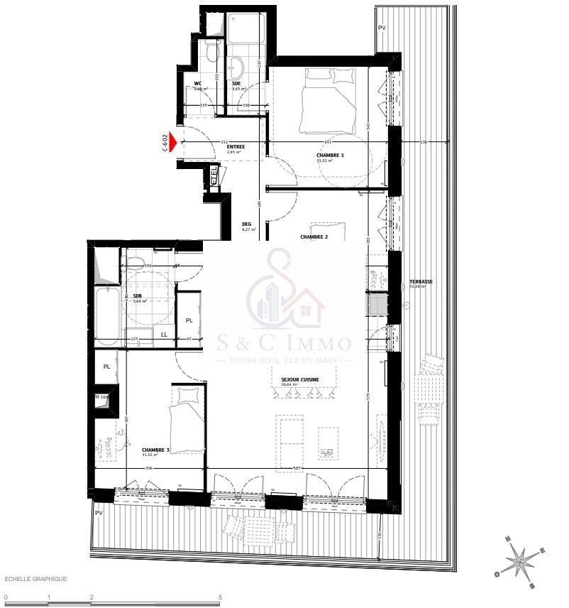 Apartment in Plateau-Grèves-Europe-Gare du Stade-Fossés Jean, Colombes, France 1 - 16888571