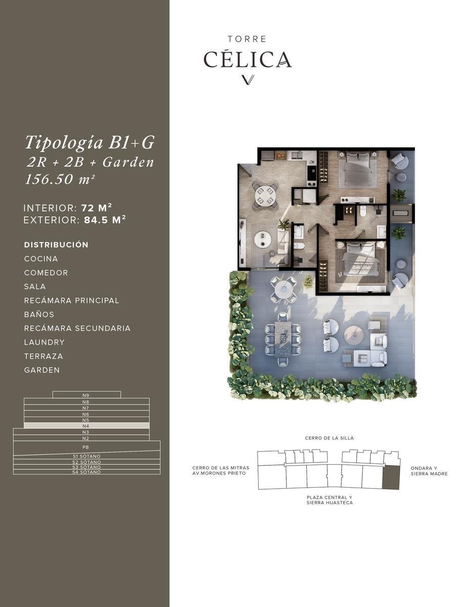 Apartment in Santa Catarina, Nuevo Leon, Mexico 1 - 18627637