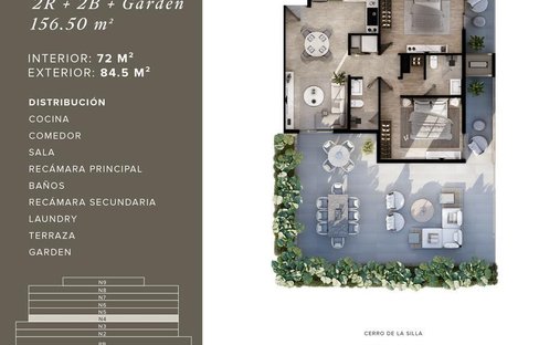 Apartment in Santa Catarina, Nuevo Leon, Mexico 1