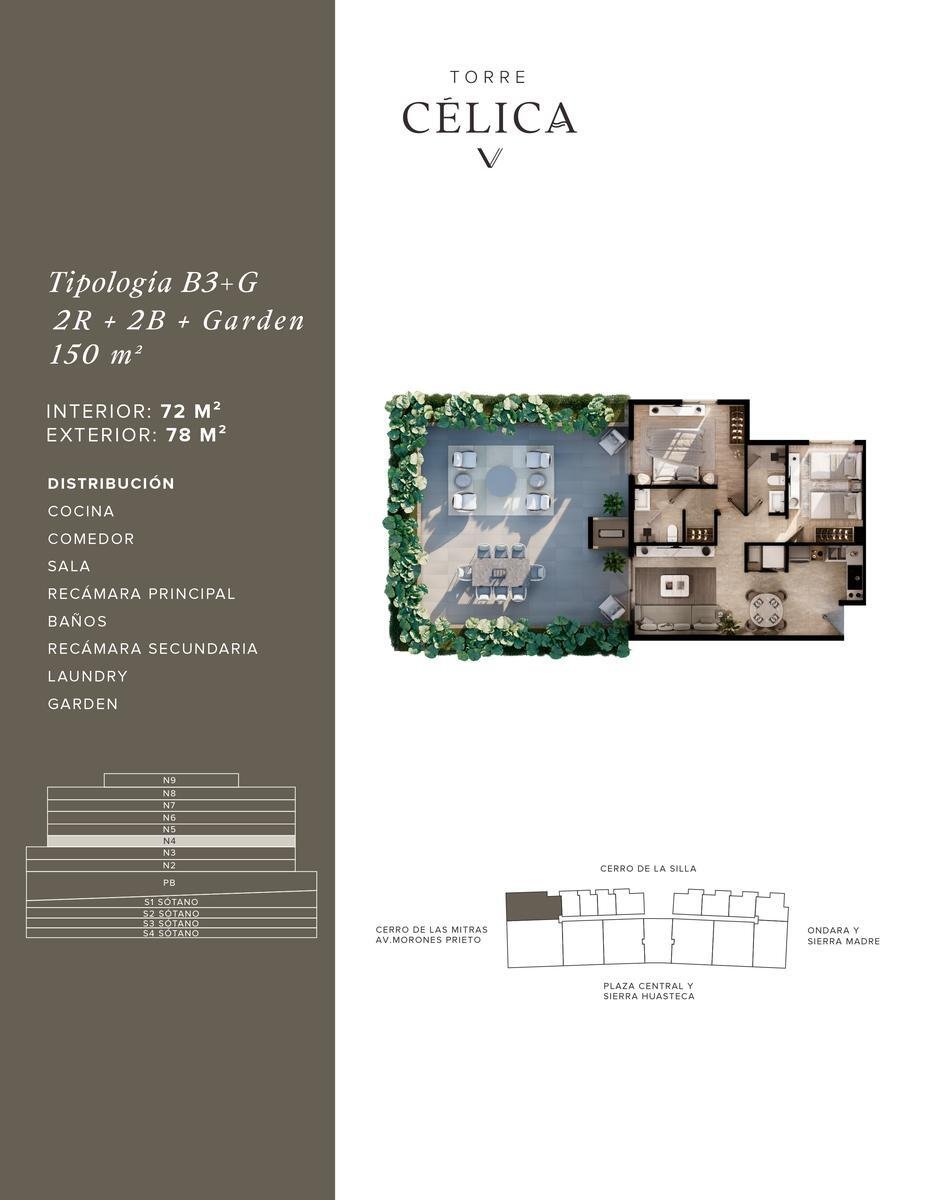 Apartment in Santa Catarina, Nuevo Leon, Mexico 1 - 18627638