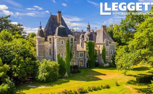 Castle in Chaze-sur-Argos, Pays de la Loire, France 1