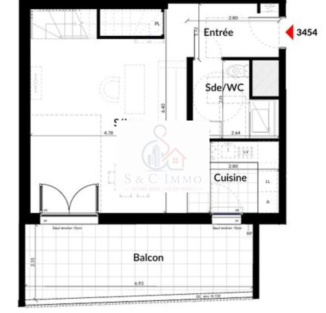 Apartment in Plateau-Grèves-Europe-Gare du Stade-Fossés Jean, Colombes, France 4 - 16888475