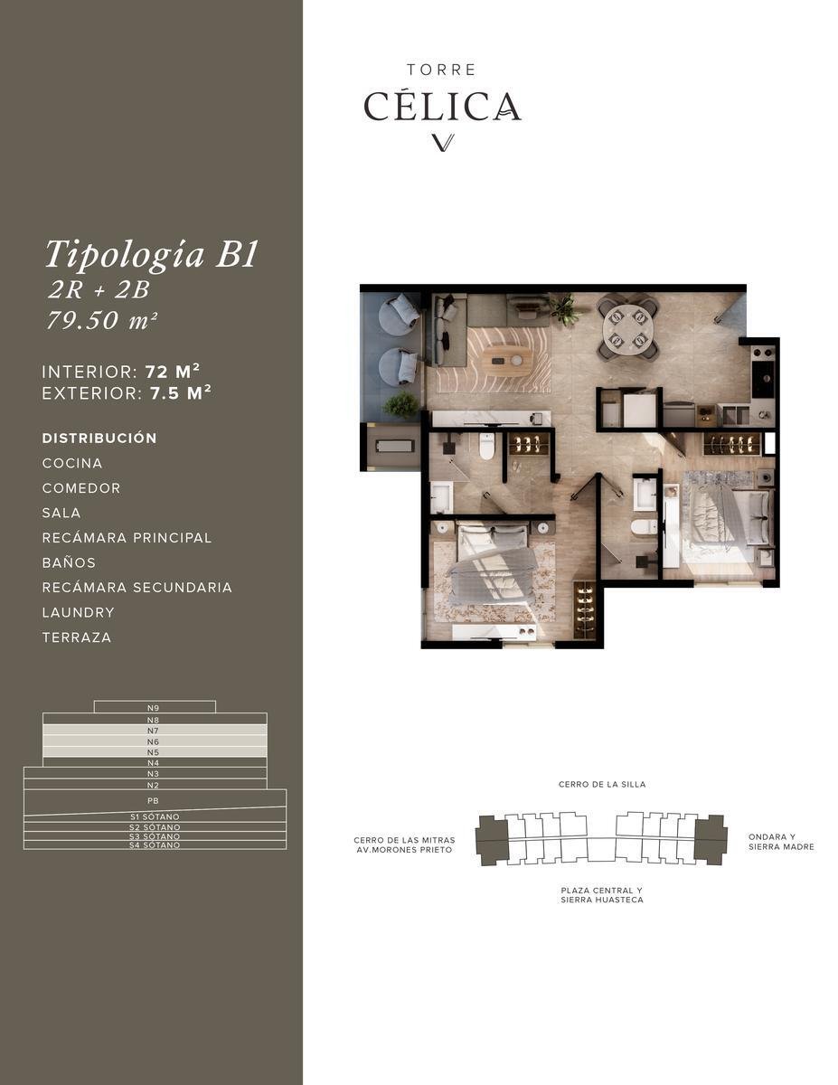 Apartment in Santa Catarina, Nuevo Leon, Mexico 1 - 18627631