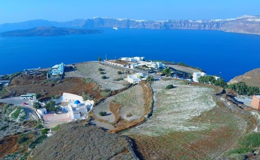 Land in Thira, Aegean, Greece 1