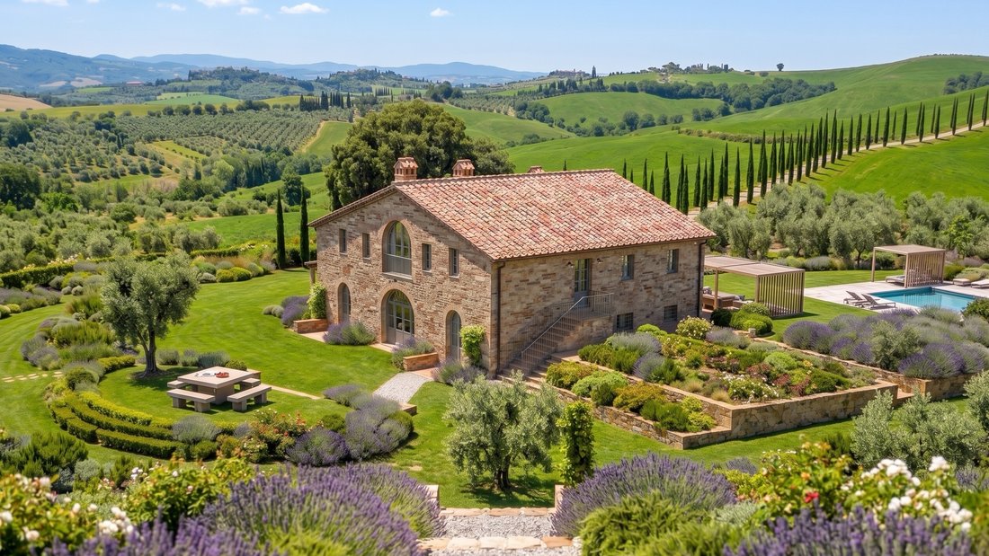 Landhaus in Monteroni d'Arbia, Toskana, Italien 1 - 18631215