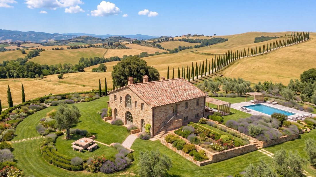 Landhaus in Monteroni d'Arbia, Toskana, Italien 2 - 18631215