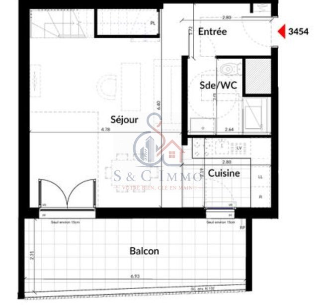 Apartment in Plateau-Grèves-Europe-Gare du Stade-Fossés Jean, Colombes, France 4 - 16888475