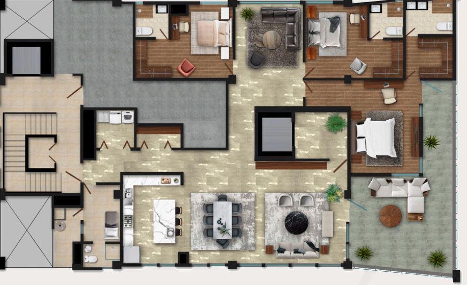 Apartment in Monterrey, Nuevo Leon, Mexico 3 - 18636967