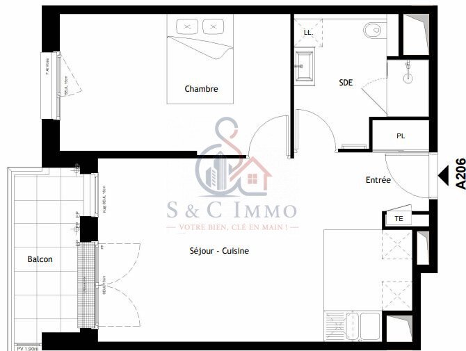 Apartment in Epinettes, Issy-les-Moulineaux, France 4 - 17016789